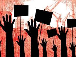 Residents of TNSCB tenements stage protest in Coimbatore